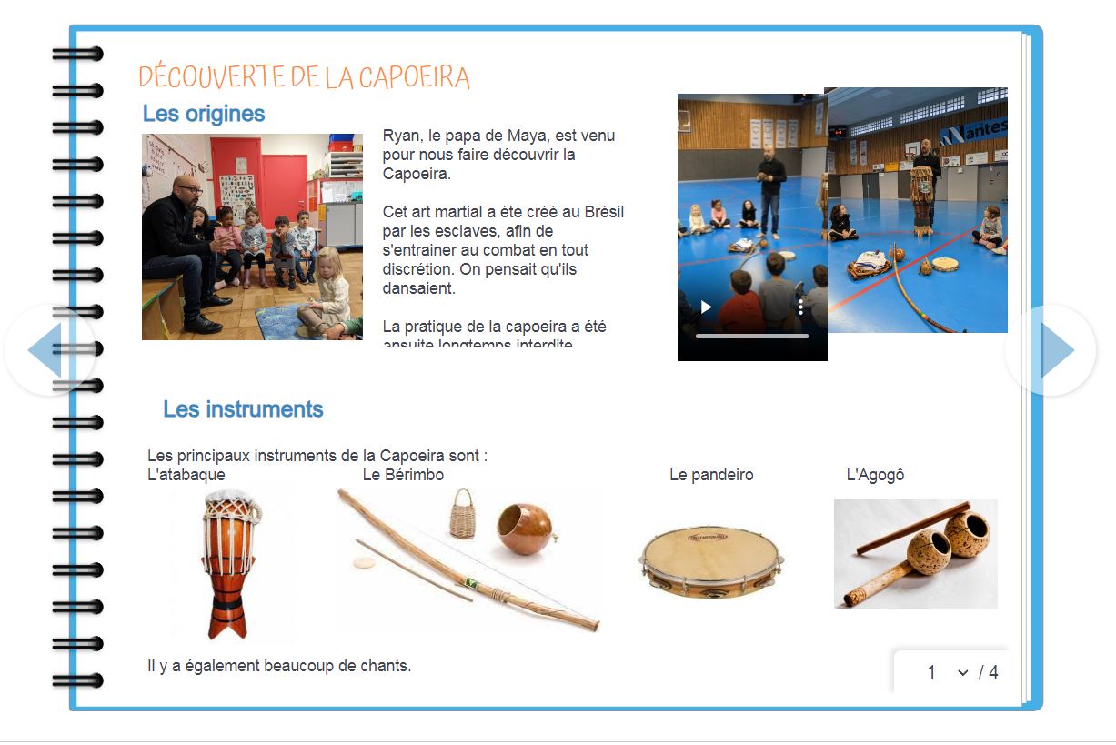 Découverte de la capoeira à l'école, page 1
