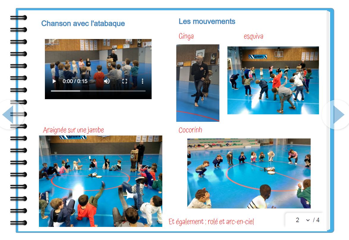 Découverte de la capoeira à l'école, page 2
